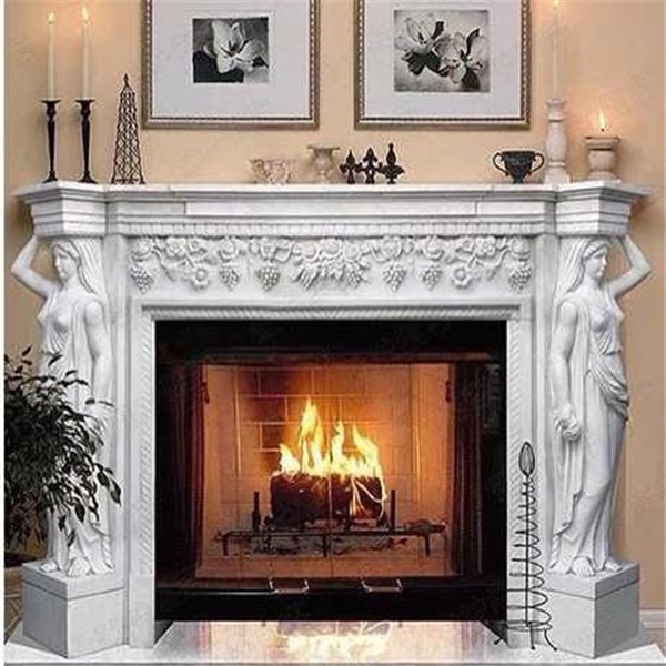 Marble Fireplace Mantel (2)